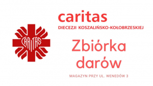 Zbiórka w magazynie Caritas w Koszalinie